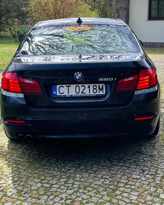 BMW Seria 5 cena 59500 przebieg: 275487, rok produkcji 2014 z Toruń małe 232